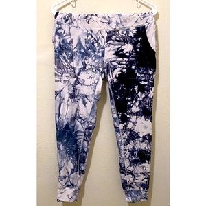 Stylish Blue Tie-Dye Women's Pants